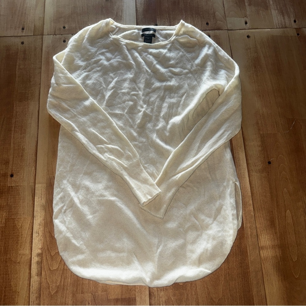 Halogen Cashmere Blend Sweater in‎ Cream